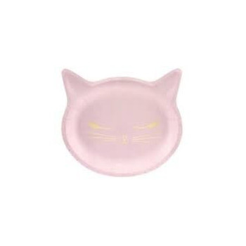 6 pratos gato 22x20cm