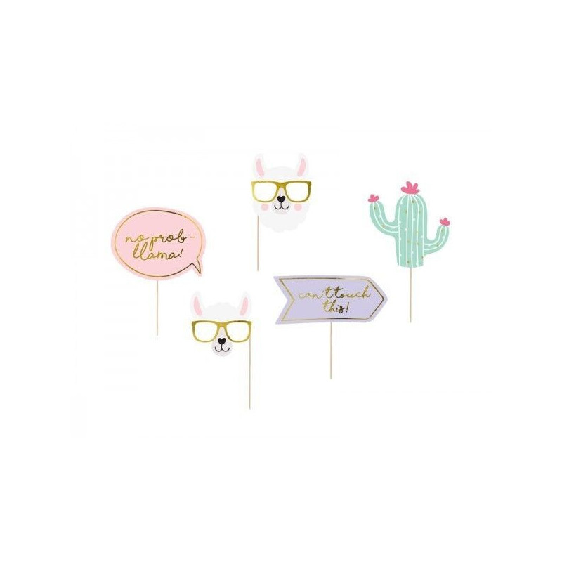 5 Photo Props Llama