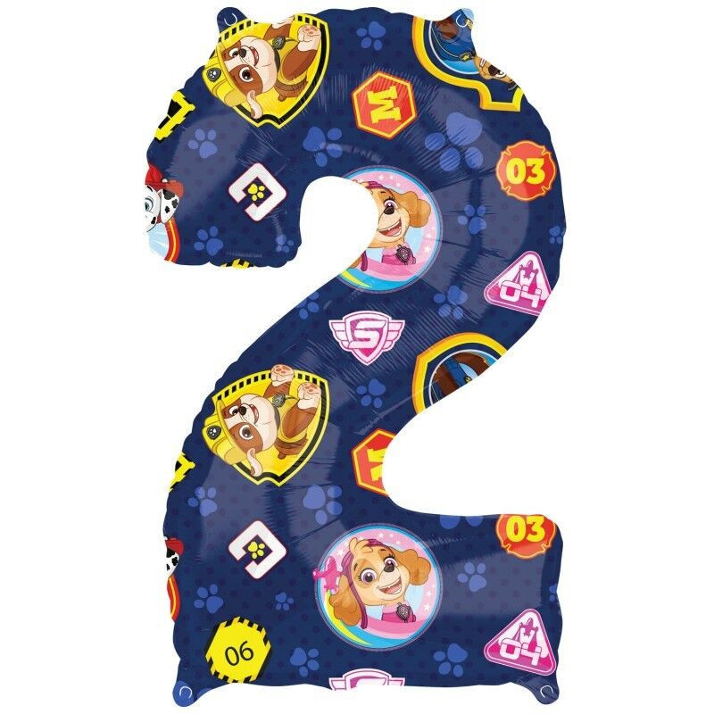 Balão foil Patrulha Pata Nº2 - 66cm