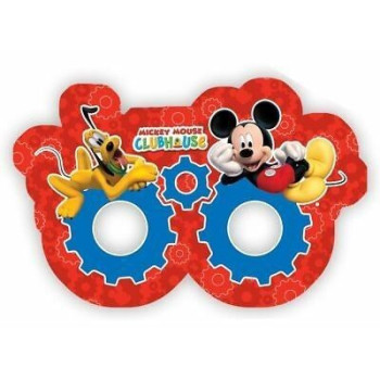 6 máscaras Mickey Plaiful