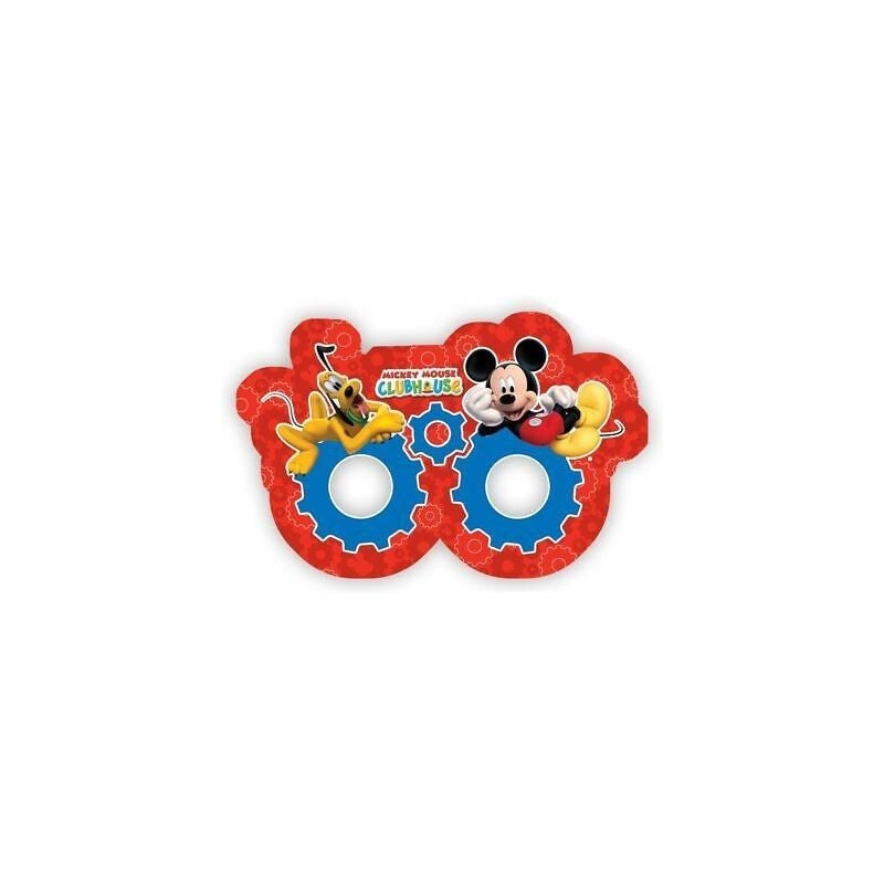 6 máscaras Mickey Plaiful