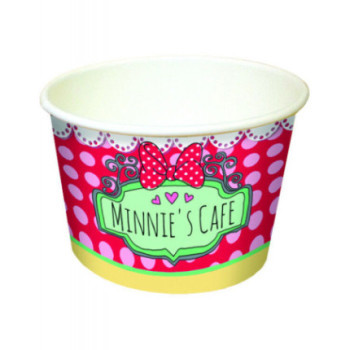 8 taças gelado Minnie café