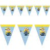Bandeira Triangular Lovely Minions 2,30m