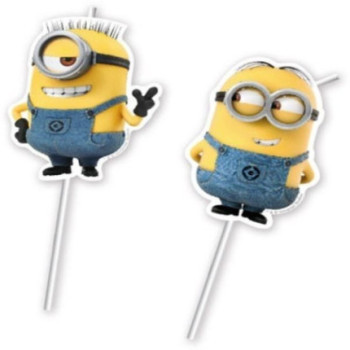 6 palhinhas lovely Minions