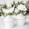 6 cupcake topper nuvens 12,5 cm
