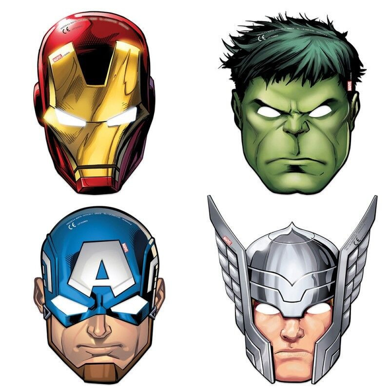 6 Máscaras  Mighty Avengers