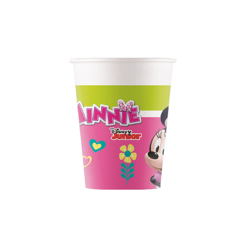 8 copos papel 200ml Minnie Happy Helpers