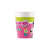 8 copos papel 200ml Minnie Happy Helpers