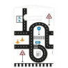 Toalha de papel 120x180cm On the Road