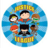 8 Pratos 23 cm Liga da Justiça