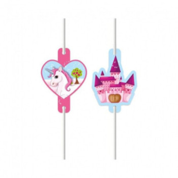 4 palhinhas Unicórnio