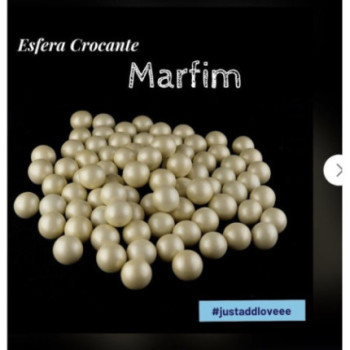 Esfera Crocante Marfim 100g