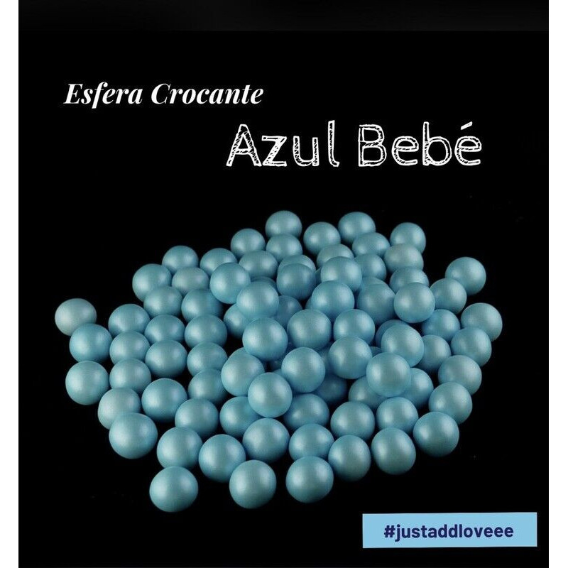 Esfera Crocante azul bebé 100g