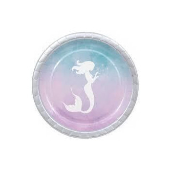 8 pratos 23 cm Sereia