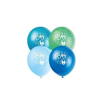 8 balões latex 12" it's a boy