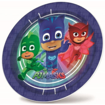 8 pratos 23cm Pj Masks