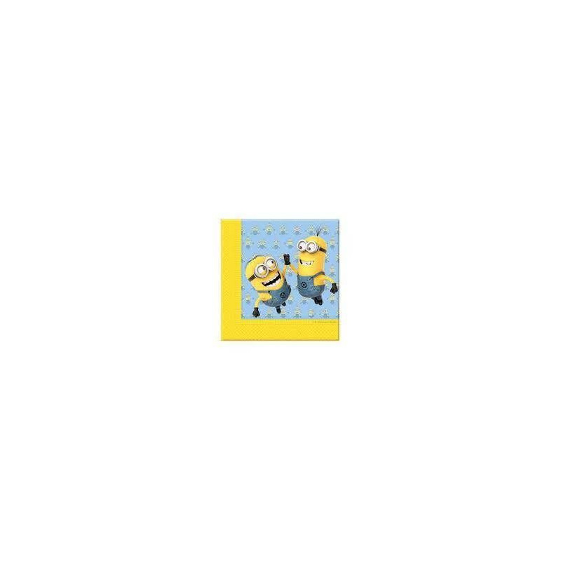 20 guardanapos 33x33cm Minions