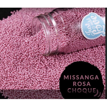 Missanga Rosa Choque 75 gr.