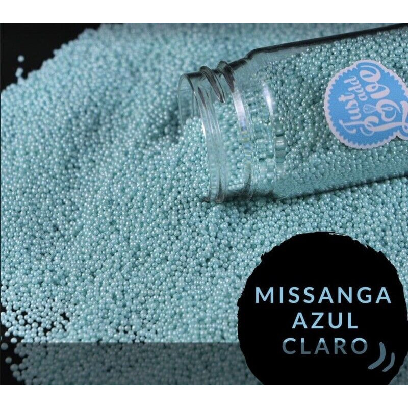 Missanga Azul Claro 75 gr.