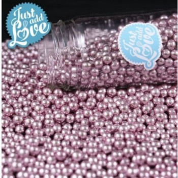 Pérolas Metalizadas Rosa 75 gr.