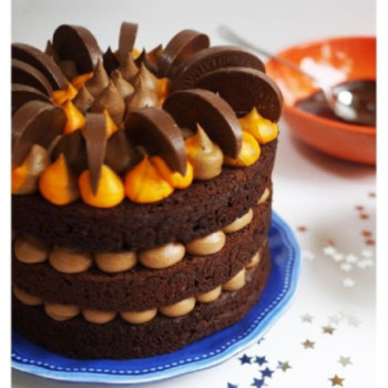 Bolo de Chocolate e Laranja 500 gr.