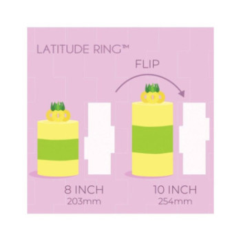Espátula Acrílico Latitude Ring 20.3 mm x 25.4mm