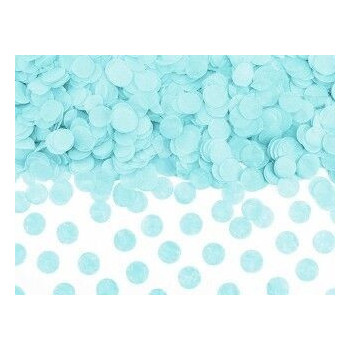 Confetti circles, light blue, 15g