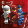 20 guardanapos 33x33cm Lego Ninjago