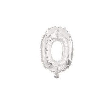 Micro Balão 10 cm - Nº 0 - Prateado