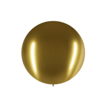 Balão Ouro Brilhante 23", diam 60 cm