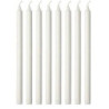 12 velas brancas 14cm