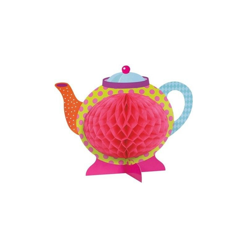 Centro mesa Mad Hatter Tea Party Lunch 26cm