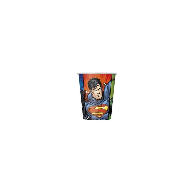 8 copos justice league 270ml