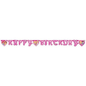 Banner Happy Birthday Princesas 1,75M