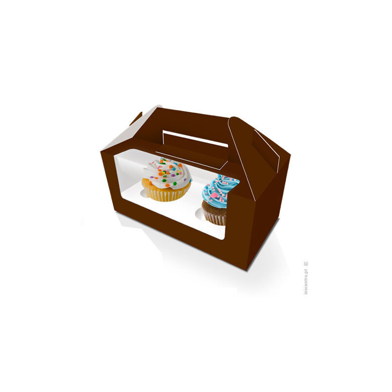 Caixa de 2 cupcakes