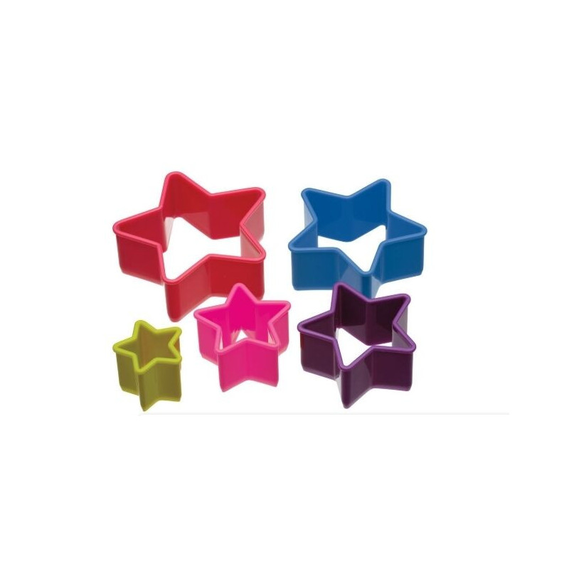 5 cortadores sem ejector estrelas