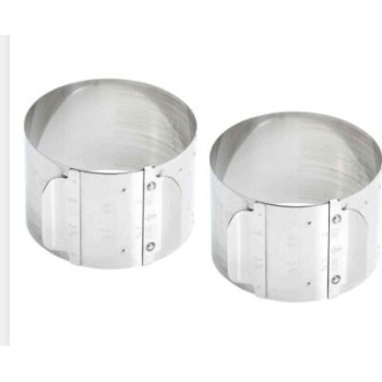 Conjunto 2 aneis ajustáveis 7 a 9 cm