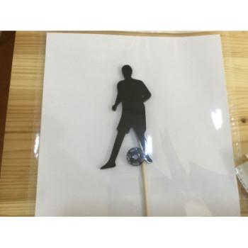 Boneco Futebol acrilico preto