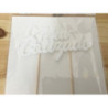 Topo de bolo acrilico o meu batizado - branco