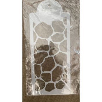 Stencil Flexivel pedras