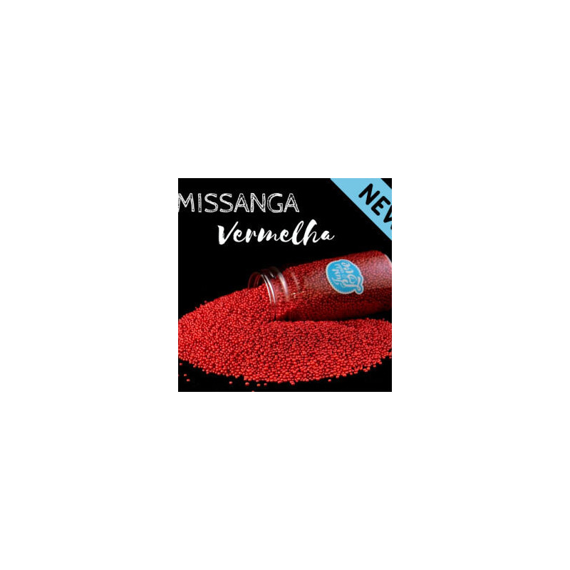 Missanga vermelha 75gr
