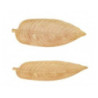Folha Tropical dourada 45.5x18x2.5cm