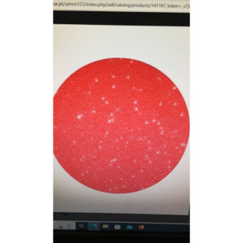 4 individuais glitter vermelho 33cm