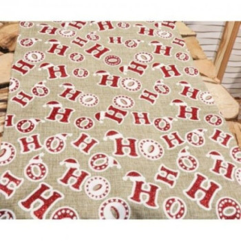 Caminho de mesa Natal 28cm x 3.m