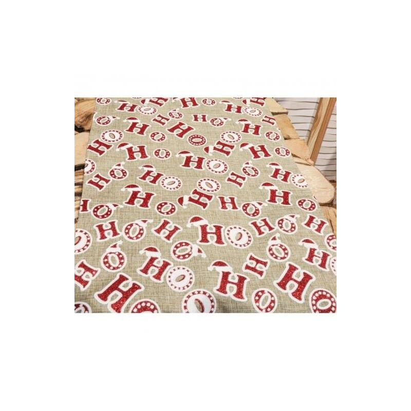 Caminho de mesa Natal 28cm x 3.m
