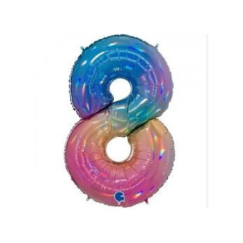 Balão nº8 rainbow