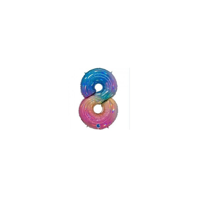 Balão nº8 rainbow
