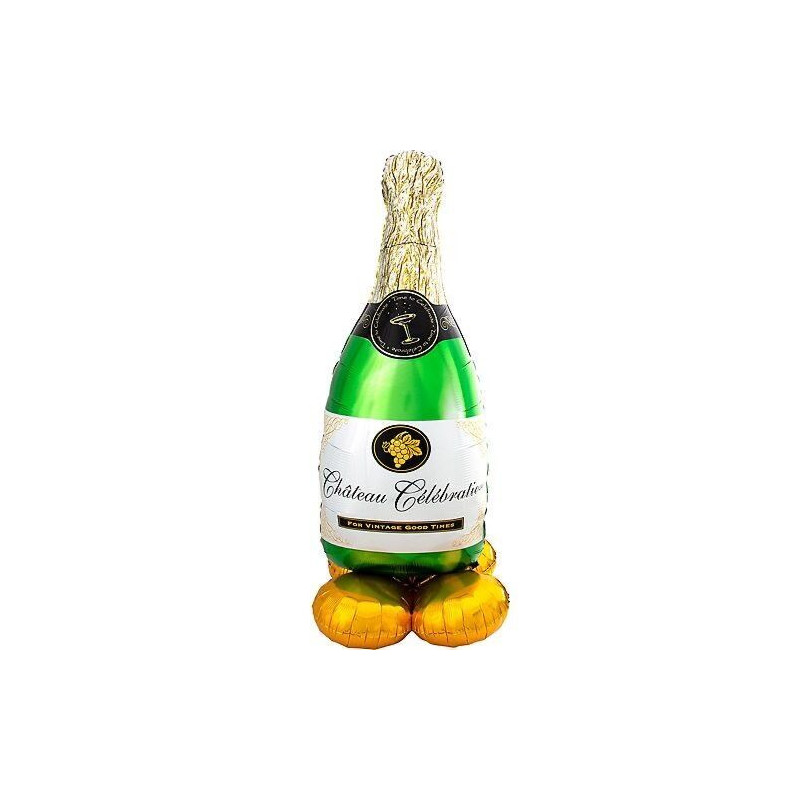 Balão airloonz bubbly wine bottle