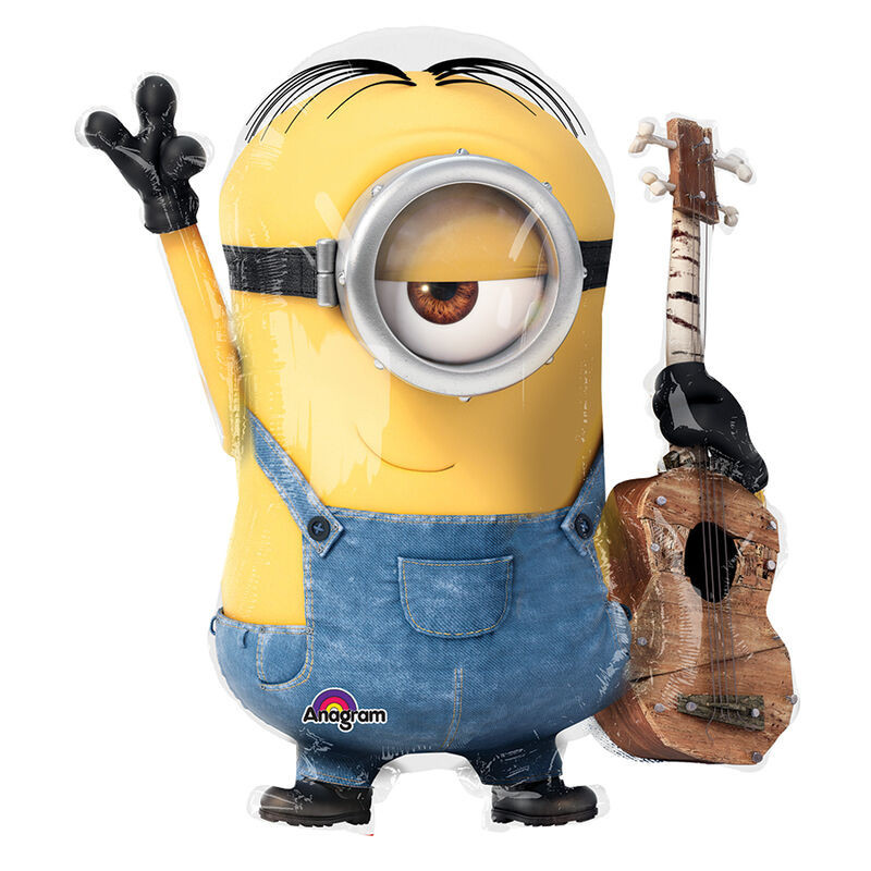 Balão Super Shape Stuart Minions 66x71cm
