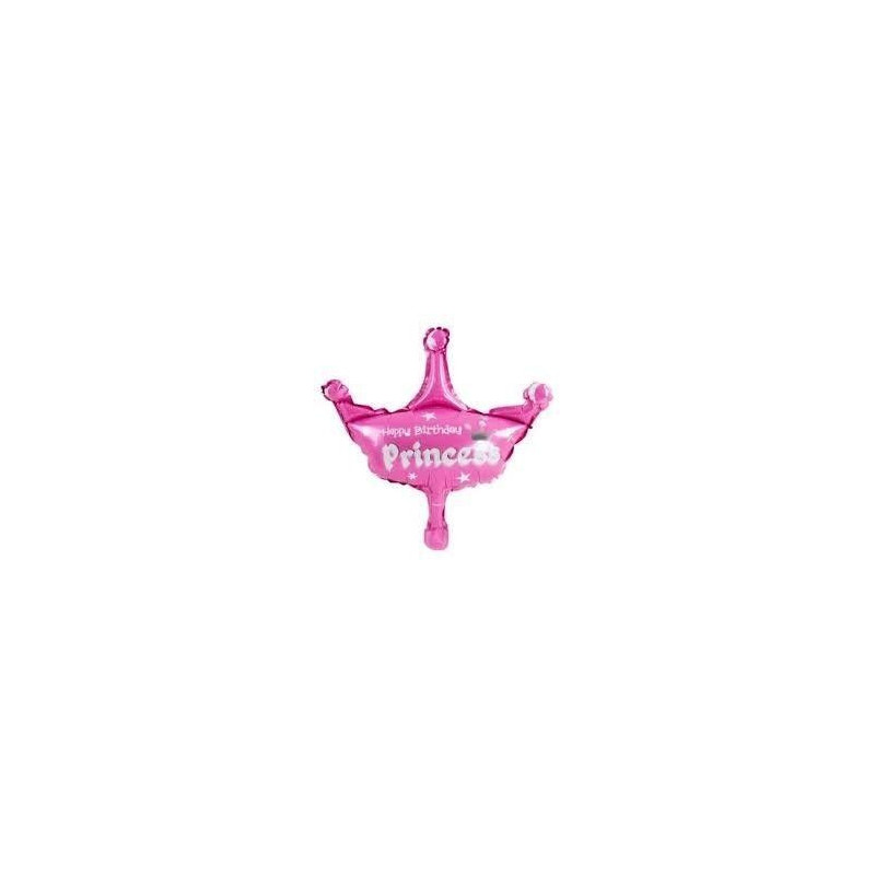 Balão superShape coroa de princesa rosa 86cm